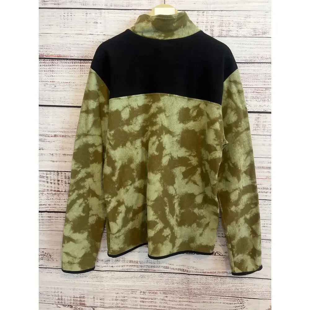 The North Face Men's Printed TKA Glacier Snap-Neck Fleece Pullover Size Large